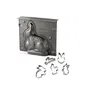 Zenker Ensemble de Moule à Gâteau 3D Lapin de Pâques avec 5 Emporte-Pièces Lapins - Moules en Acier Antiadhésif pour Lamele Alsacien