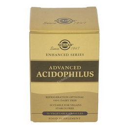Solgar Acidophilus Avanzado Probiotique 50 Gélules Végétales Complément Alimentaire