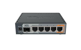 MikroTik Router hEX S - Routeur Gigabit Ethernet 5 ports avec port SFP, CPU Dual Core 880MHz, 256MB RAM, USB, microSD, PoE, RouterOS L4
