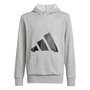 Sweat-shirt à capuche fille Adidas Big Logo French Terry Hd Gris clair S