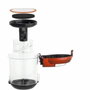Hkoenig STC58 Aspirateur traîneau sans sac, Noir et rouge
