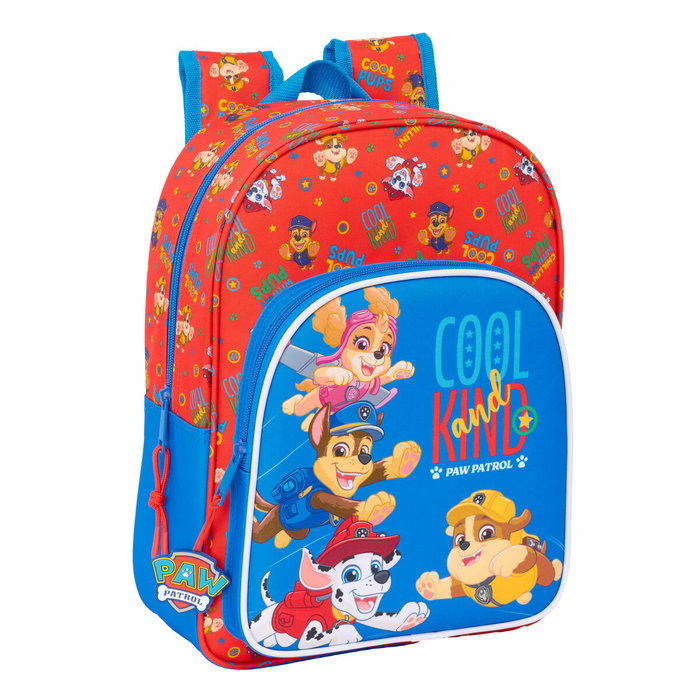 Cartable The Paw Patrol Cool Bleu Rouge 26 x 34 x 11 cm