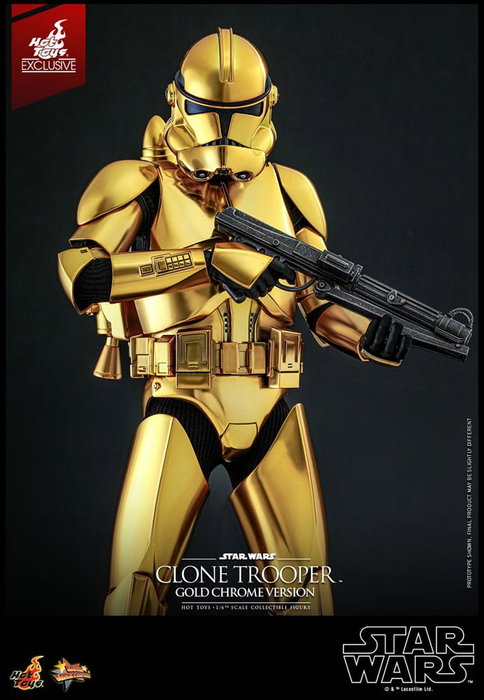 Star Wars figurine 1/6 Clone Trooper (Gold Chrome Version) Exclusive 30 cm Star Wars figurine 1/6 Clone Trooper (Gold Chrome Version) Exclusive 30 cm