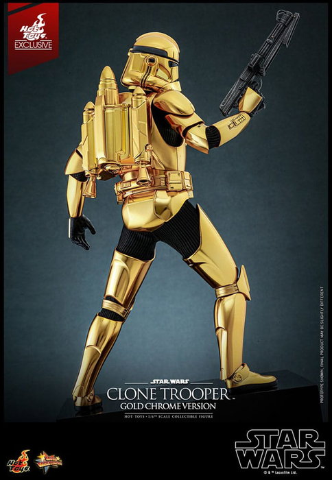 Star Wars figurine 1/6 Clone Trooper (Gold Chrome Version) Exclusive 30 cm Star Wars figurine 1/6 Clone Trooper (Gold Chrome Version) Exclusive 30 cm