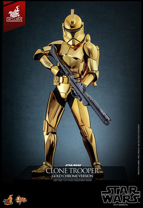 Star Wars figurine 1/6 Clone Trooper (Gold Chrome Version) Exclusive 30 cm Star Wars figurine 1/6 Clone Trooper (Gold Chrome Version) Exclusive 30 cm