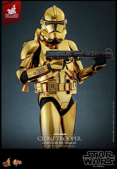 Star Wars figurine 1/6 Clone Trooper (Gold Chrome Version) Exclusive 30 cm Star Wars figurine 1/6 Clone Trooper (Gold Chrome Version) Exclusive 30 cm