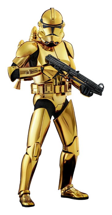 Star Wars figurine 1/6 Clone Trooper (Gold Chrome Version) Exclusive 30 cm Star Wars figurine 1/6 Clone Trooper (Gold Chrome Version) Exclusive 30 cm