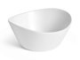 Vessia Bol en porcelaine blanc 1200 ml 19 x 9 x 20 cm - Lavable au lave-vaisselle et micro-ondes (Set de 16)