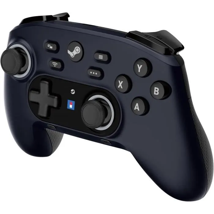 Hori Horipad Manette Sans Fil Pro pour Steam Deck et PC Windows - Noir Minuit - Bluetooth, Autonomie 12h, Gyroscope, Boutons Programmables, Récepteur USB Inclus Hori Horipad Manette Sans Fil Pro pour Steam Deck et PC Windows - Noir Minuit - Bluetooth, Autonomie 12h, Gyroscope, Boutons Programmables, Récepteur USB Inclus