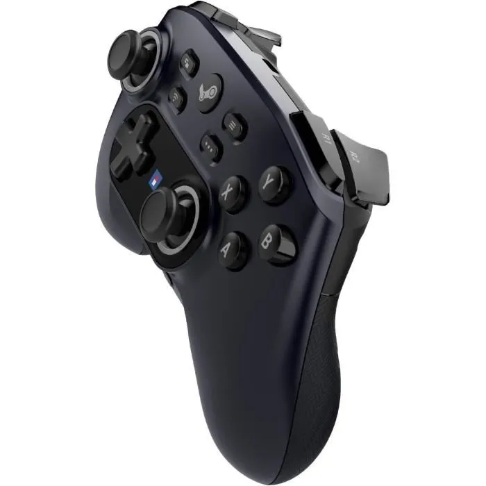 Hori Horipad Manette Sans Fil Pro pour Steam Deck et PC Windows - Noir Minuit - Bluetooth, Autonomie 12h, Gyroscope, Boutons Programmables, Récepteur USB Inclus Hori Horipad Manette Sans Fil Pro pour Steam Deck et PC Windows - Noir Minuit - Bluetooth, Autonomie 12h, Gyroscope, Boutons Programmables, Récepteur USB Inclus