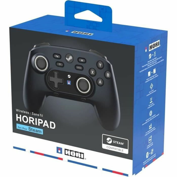 Hori HORIPAD Manette Pro sans fil Midnight Black pour Steam et PC Hori HORIPAD Manette Pro sans fil Midnight Black pour Steam et PC
