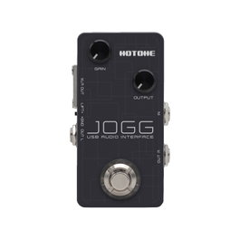 Hotone Jogg Interface Audio USB 24-bit 44.1/48kHz avec Entrée Instrument Hi-Z, Sortie XLR, Entrée Aux et Sortie Casque