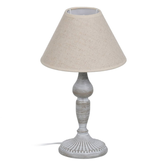 BigBuy Home Lampe de bureau Beige Gris 60 W