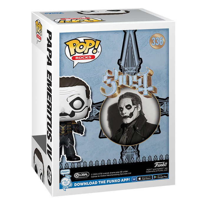 Funko POP! Rocks Papa Emeritus IV Ghost