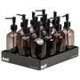 Day Distributeur de savon 500 ml en verre marron