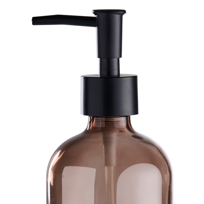 Day Distributeur de savon 500 ml en verre marron
