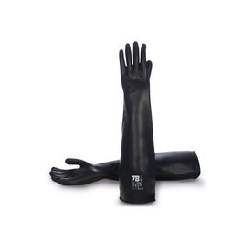 Tomas Bodero Gants en latex noir 600mm Taille 10