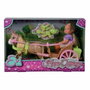 Silvertorn Calèche et cheval pour poupée STEFFI LOVE Evi - 12cm
