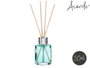 Acorde Mikado Dama de Noche 30ml - Diffuseur par bâtonnets en rotin - Parfum d'intérieur - Vert - 7,9 x 4,4 x 2,9 cm (Set de 24)