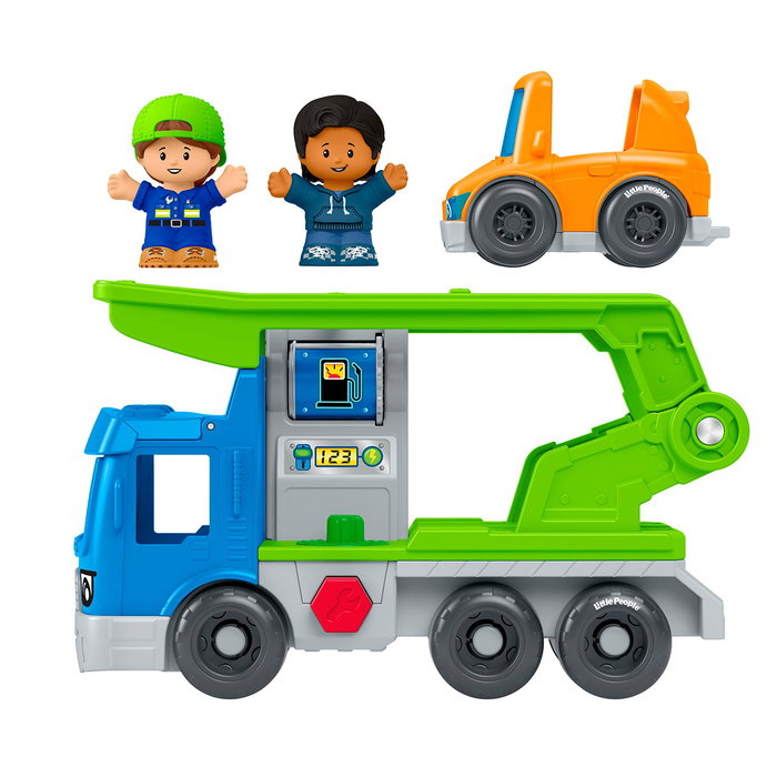 LITTLE PEOPLE Camion de charge transformable avec atelier mécanique