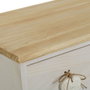 BigBuy Home Commode SWEET HEART Crème Naturel