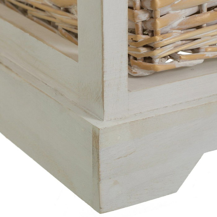 BigBuy Home Commode SWEET HEART Crème Naturel