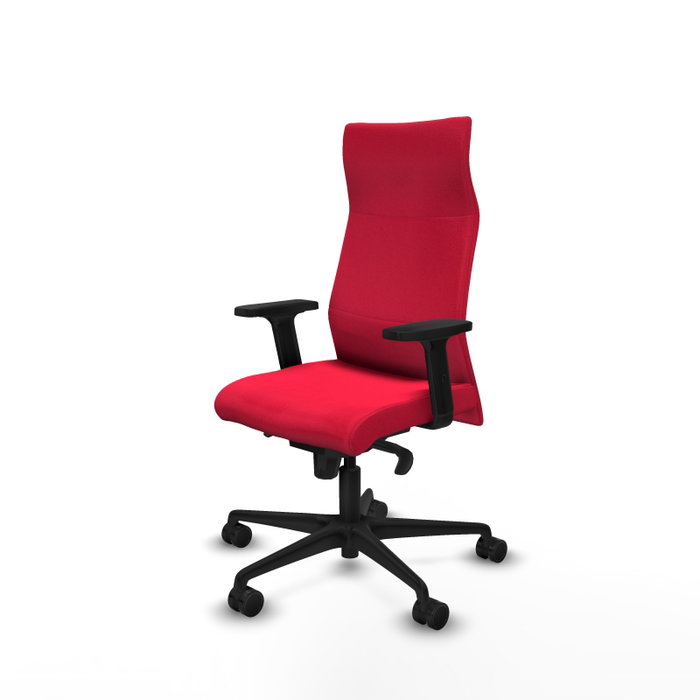 Piqueras Y Crespo Fauteuil Exécutif Albacete, Tissu Rouge, Mécanisme Synchrone, Accoudoirs 2D Piqueras Y Crespo Fauteuil Exécutif Albacete, Tissu Rouge, Mécanisme Synchrone, Accoudoirs 2D