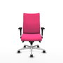 Piqueras Y Crespo Silla Albacete confidente, Rose, Similpiel, Base Aluminium