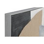 Home ESPRIT Toile Abstrait Moderne Noir Gris 103 x 4,5 x 143 cm