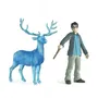 Schleich 42680 Figurine Harry Potter et son Patronus, Personnage de Collection, Jouet Enfant 6 ans et plus