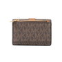 Michael Kors 35S5GGRK4B-BROWN Portefeuille Greenwich Marron en Toile