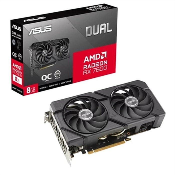 Carte Graphique Asus RX7600-O8G-EVO 8 GB GDDR6