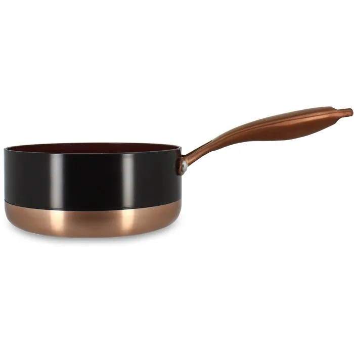 Menastyl Batterie de cuisine induction Black Copper 13 pièces avec poignée amovible Menastyl Batterie de cuisine induction Black Copper 13 pièces avec poignée amovible