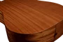 LAG Guitare Acoustique Folk Dreadnought Gaucher Naturelle Table Epicéa Massif Acajou