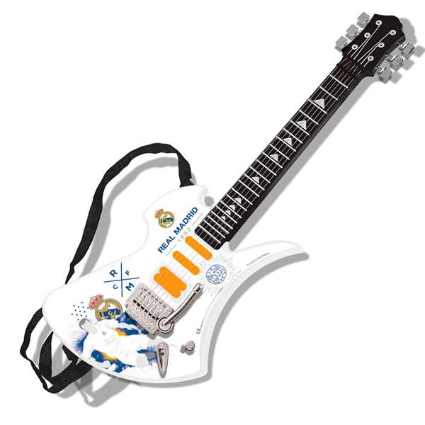 Reig - Guitare électronique pour enfants dès 3 ans avec sons et éclairages, fonctionne avec 2 piles LR06 (non incluses) Reig - Guitare électronique pour enfants dès 3 ans avec sons et éclairages, fonctionne avec 2 piles LR06 (non incluses)