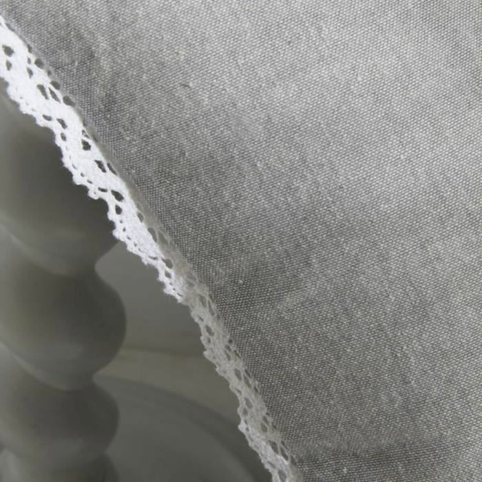 Today Coussin Charme Chambray x Dentelle Capucine 40 x 40 cm