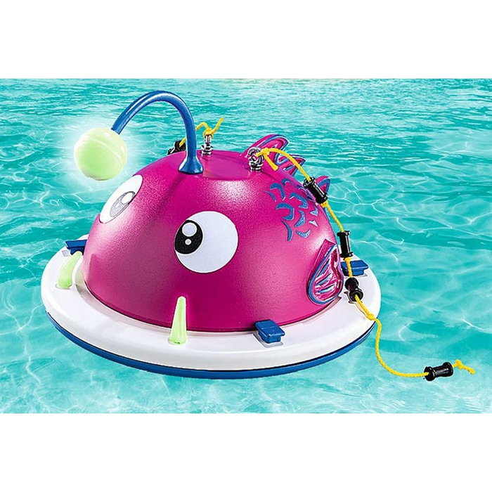 Playmobil 9466 Île d'Escalade avec Poisson Lumineux, Jouet Aquatique pour Enfants
