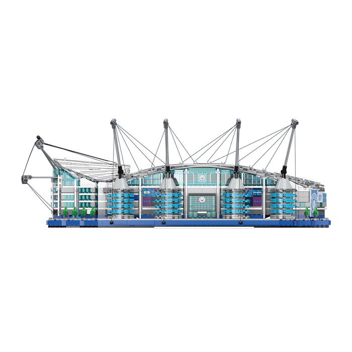 DEQUBE Set de Construction Modulaire - Stade Manchester City Officiel CADA C66022W (4473 Pièces) avec Éclairage LED et Joueurs Personnalisables