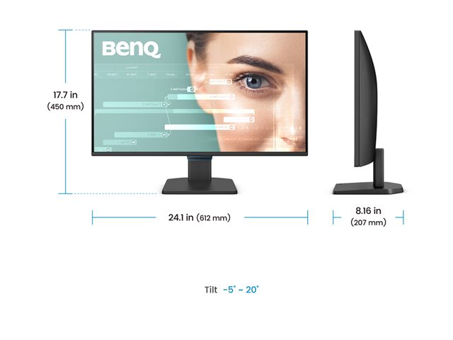 BenQ GW2790C 27 pouces Full HD IPS 144 Hz USB-C Noir