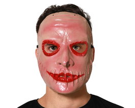 Atosa Masque de Tueur Transparent avec Détails Rouges