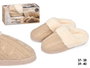 GIFTDECOR Chaussons Femme Beige-Blanco