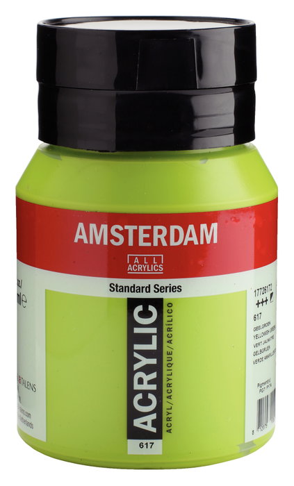 Amsterdam Standard Series Peinture Acrylique Vert Jaunâtre 617 500 ml Amsterdam Standard Series Peinture Acrylique Vert Jaunâtre 617 500 ml