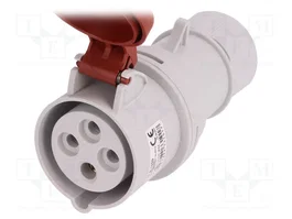 PAWBOL Connecteur d'alimentation AC triphasée 16A 400V AC (Mâle et Femelle)