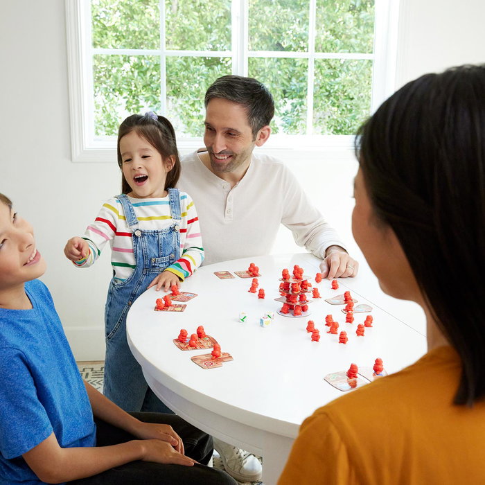 Mattel Juego Castores Constructores - Jeu de construction de tours pour enfants à partir de 5 ans - 45 pièces