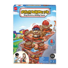 Mattel Juego Castores Constructores - Jeu de construction de tours pour enfants à partir de 5 ans - 45 pièces