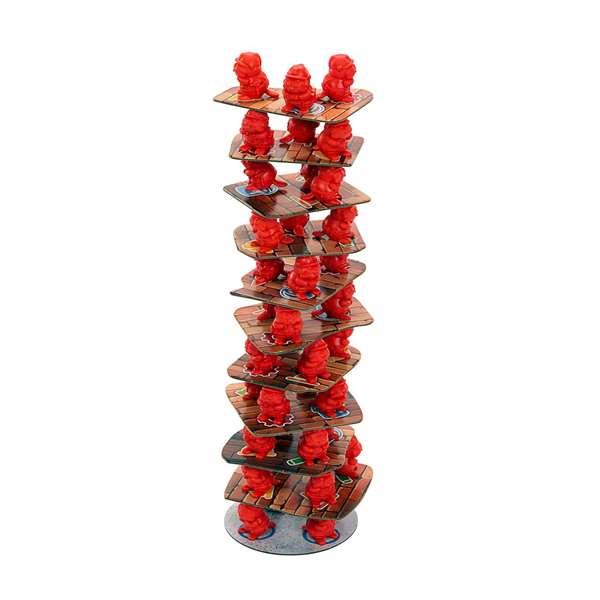 Mattel Juego Castores Constructores - Jeu de construction de tours pour enfants à partir de 5 ans - 45 pièces