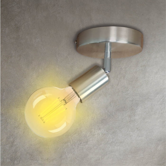 GSC Evolution Foco de techo simple Serie Kestila E27 Nickel