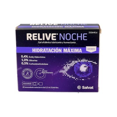 RELIVE Relive Noche - Soin de nuit en 20 monodoses RELIVE Relive Noche - Soin de nuit en 20 monodoses
