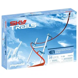 Playmobil Sky Trails: Construction Pack - Set d'expansion pour circuit aérien, 38 pièces, à partir de 7 ans