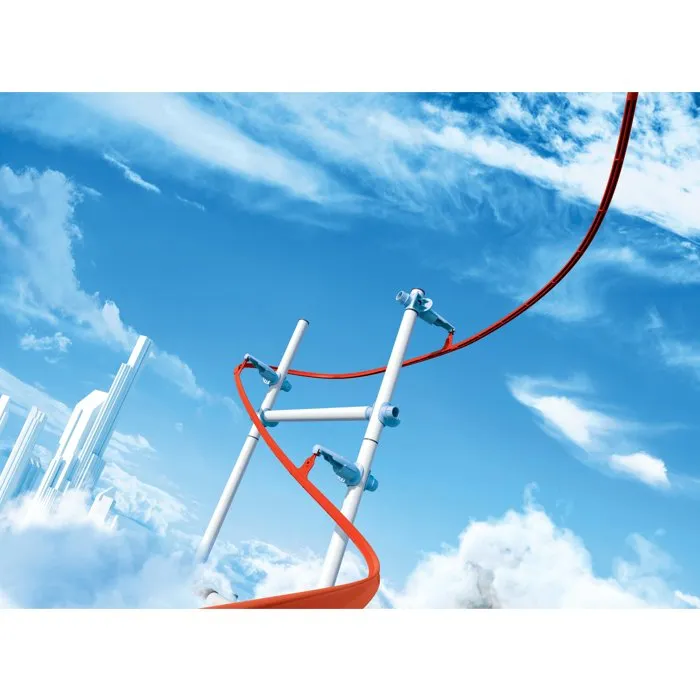 Playmobil Sky Trails: Construction Pack - Set d'expansion pour circuit aérien, 38 pièces, à partir de 7 ans